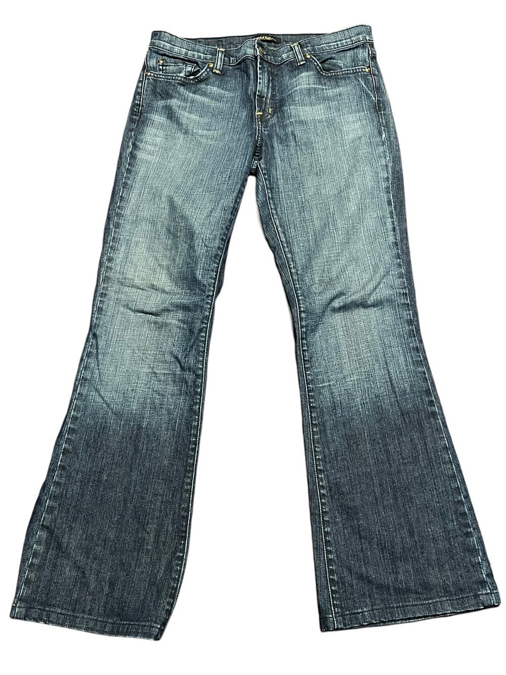 David Kahn Jeans Embroidered boot cut jeans size 31 Womens Comfy Casual